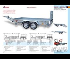 Rimorchio trasporto cose e veicoli Cresci TR35V