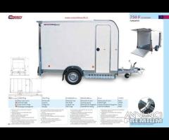 Rimorchio furgonato Cresci 750F ECONOMY