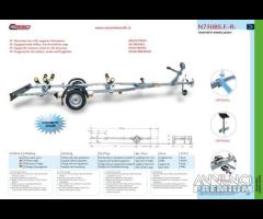 Rimorchio Trasporto Imbarcazioni Cresci N750BSFR