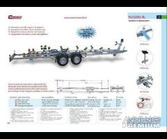 Rimorchio Trasporto Imbarcazioni Cresci N3500R