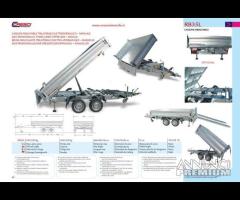 Rimorchio Ribalabile Elettroidraulico 35 Q.li RB35