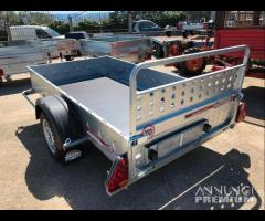 Rimorchio Pianale con sponde Cresci PT6C 450/750Kg - 7