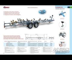 Rimorchio Trasporto Imbarcazioni Cresci N 3000R