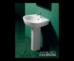 Lavabo 65,5X51 LFT05 con colonna Simas - 1