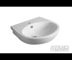 Lavabo 65,5X51 LFT05 con colonna Simas