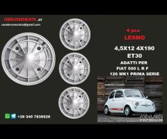 Cerchi Campagnolo Lesmo 4,5x 12 fiat 500 l f r - 1