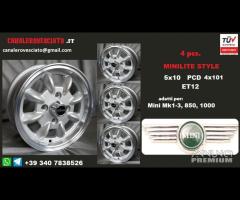 Cerchi minilite 5x 10 4x101,6 et12 mini - 1