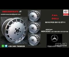 Cerchi gulli 8x 16 5x112 mercedes et11