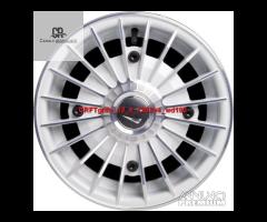 Cerchi grifo 4,5x 12 4x98 neri bianchi fiat 126 - 5