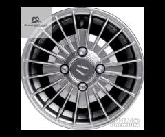 Cerchi grifo 4,5x 12 4x98 silver silver fiat 126