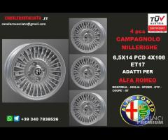 Cerchi CAMPAGNOLO MILLERIGHE 14 Alfa Romeo Giulia