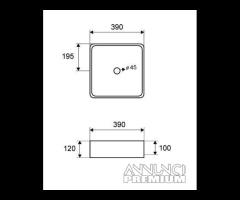 Lavabo da appoggio Fruit Cake Ira Art.CS-0009-E13 - 2