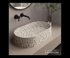 Lavabo da appoggio Stracciatella Linus Art. CS-001