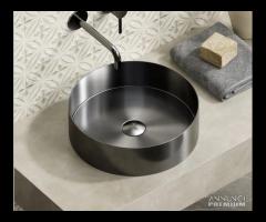 Lavabo da appoggio Gun Metal Venus Art.BB6802-BGM - 1