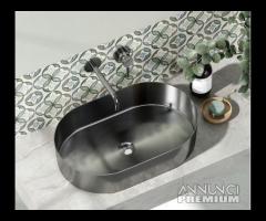 Lavabo da appoggio Jupiter Gun Metal Art. BB6808-B - 1