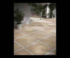 Piastrella 20x60 Duo Front Taupe Ceramica Sant'Ago