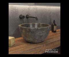 Lavabo In Pietra Leyla SBP Grey Karag