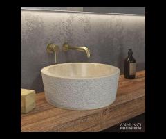 Lavabo in pietra Timur SLH Cream Karag - 1