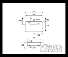 Lavabo Da Appoggio LT 4025 Karag