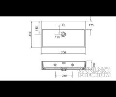 Lavabo Sospeso Daphne 53710 Karag