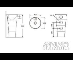 Lavabo Da Terra  Elysee G-308 Karag