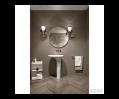 Piastrella 9,4x49 Chevron wood taupe Sant'Agostino - 3