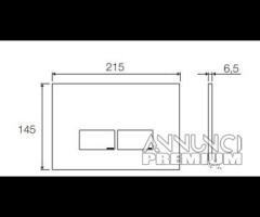 Placca di comando Bianca P3