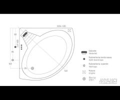 VASCA 135x135 ZANIA INCASSO JETFUN