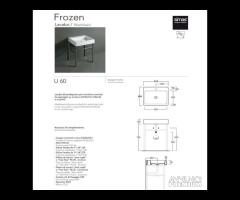 Lavabo 60X50 Frozen 10 Simas