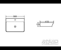 Lavabo da appoggio Art. LT 2259 Karag