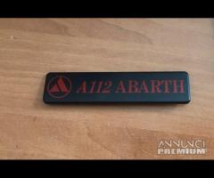 Scritta posteriore A112 abarth - 1