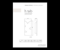 Scaldasalviette e Termoarredi H TAB 101R HOM - 1