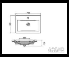 Lavabo Sospeso Delft 61070 Karag