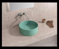 Lavabo da appoggio Turquoise Opaco Art. LT. 3134-M - 1