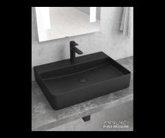 Lavabo da appoggio Nero Opaco Art. LT 2173-SMB Kar