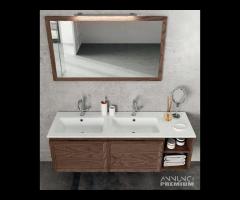 Base P/Lavabo Paola TABACCO+Specchio Beatrice+ 2 p