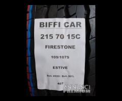 2 GOMME 215 70 15C FIRESTONE A407 - 2