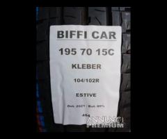 2 GOMME 195 70 15C KLEBER A404