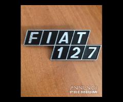 Scritta posteriore Fiat 127 in metallo - 1