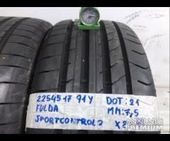 Gomme usate 225 45 17 estive al 80% spedizione