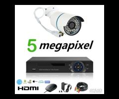 Kit 4ch 5mpx Videosorveglianza AHD 48 led FullHD F