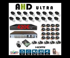 Kit videosorveglianza 4-8-16 ch completo FULL-HD F