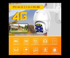 Telecamera SIM Card 4G 1080P PTZ 5X Zoom 3.6mm F