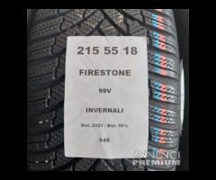 4 GOMME 215 55 18 FIRESTONE A548 - 2