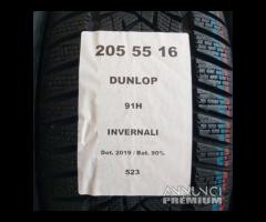 4 GOMME 205 55 16 DUNLOP A523