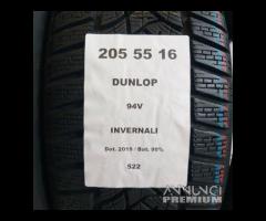 4 GOMME 205 55 16 DUNLOP A522