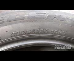 4 gomme 235 55 20 bridgestone a186 - 7