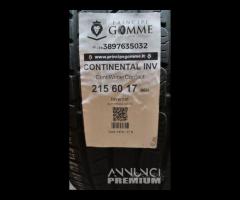 2 gomme 215 60 17 CONTINENTAL A1478