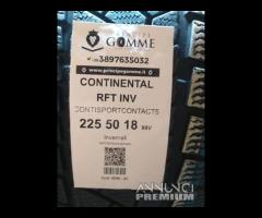 4 gomme 225 50 18 continental rft inv a4298 - 2