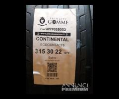 2 GOMME 315 30 22 CONTINENTAL A4518